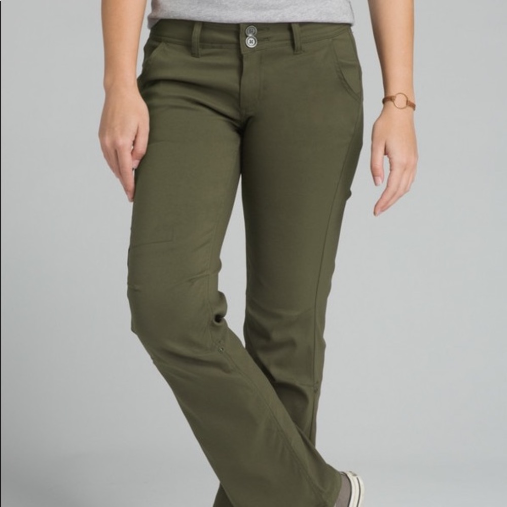Prana Halle Hiking Pants - Regular Cargo Green 8